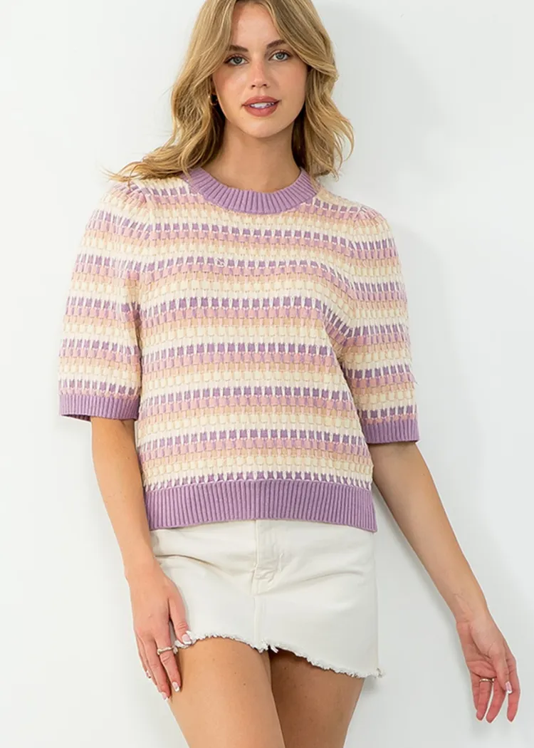 Aubrey Multicolor Knit Top