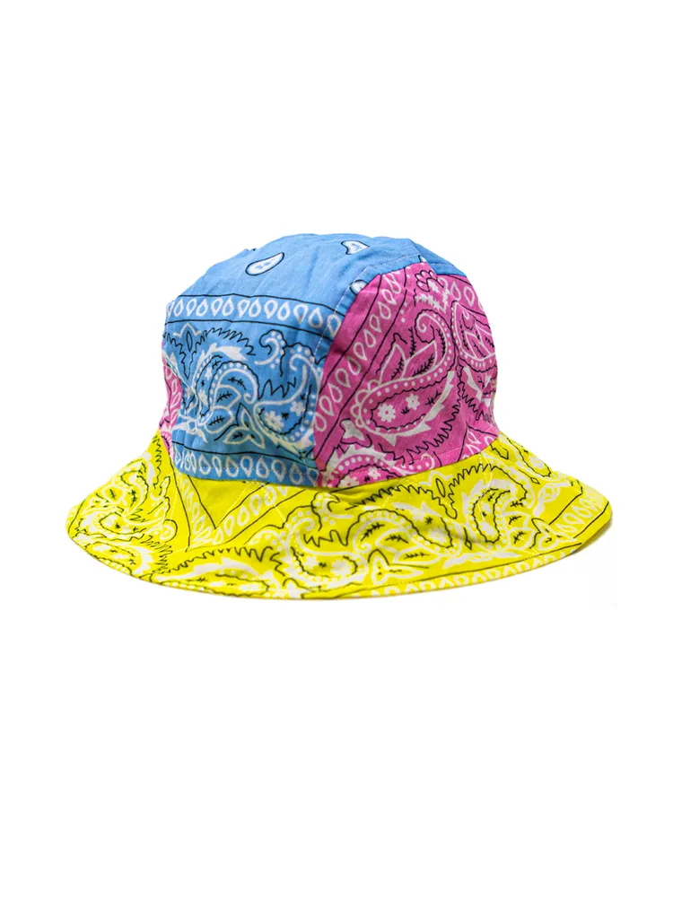 BANDANA BOB HAT - MIX YELLOW