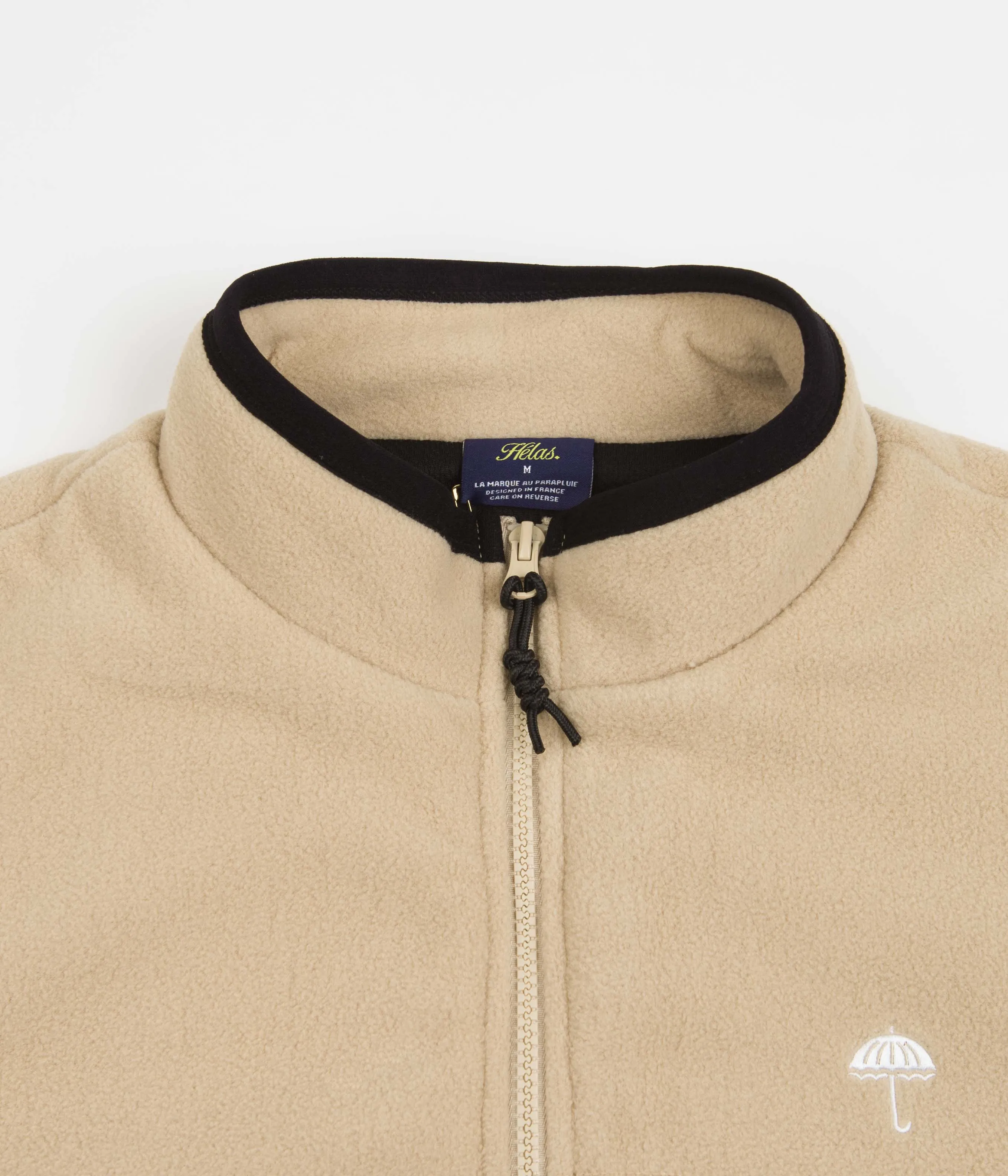 Beige Fleece Jacket by Helas Souri