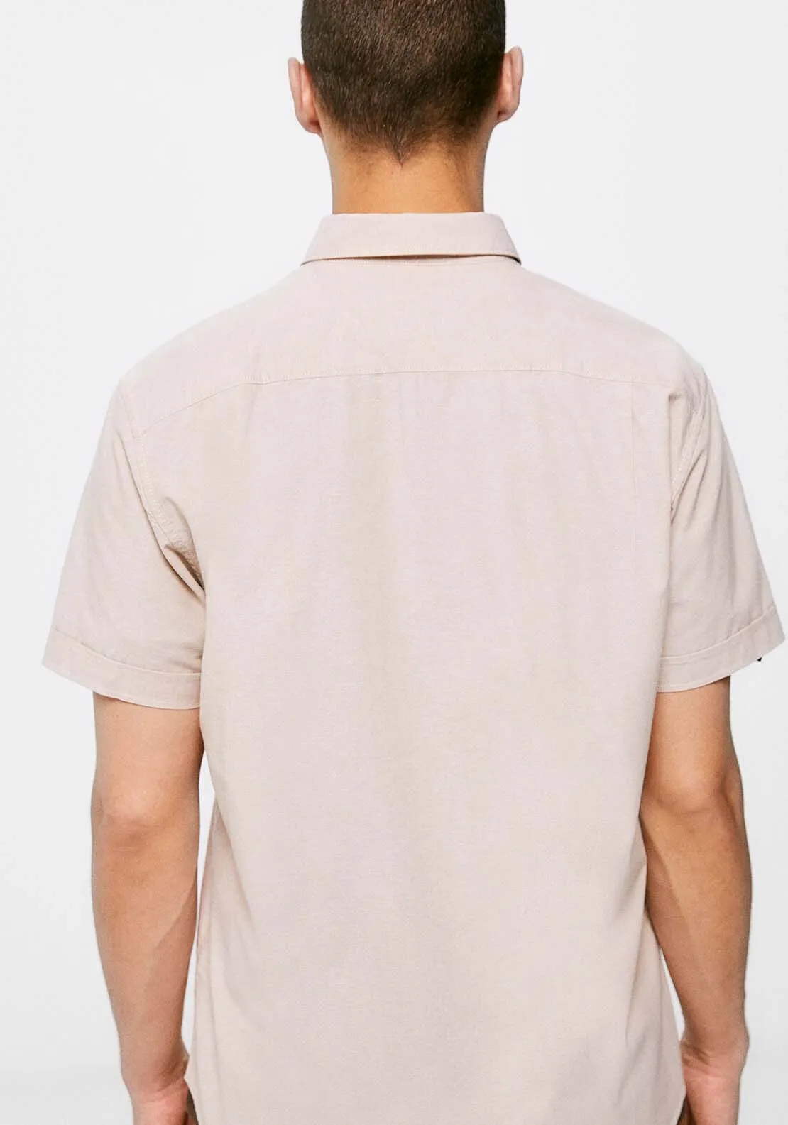 Beige Pinpoint Shirt