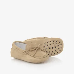 Get Beige Suede Pre-Walker Moccasins Today!