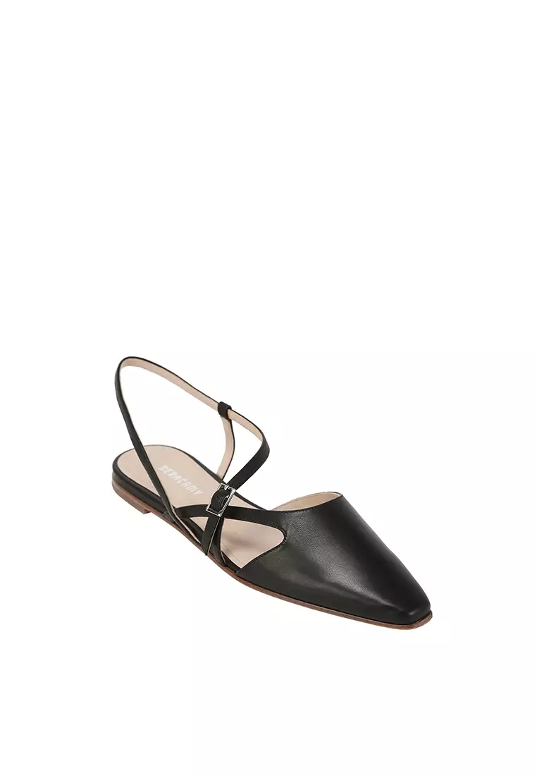 BERACAMY BERACAMY Slingback Flat - Black