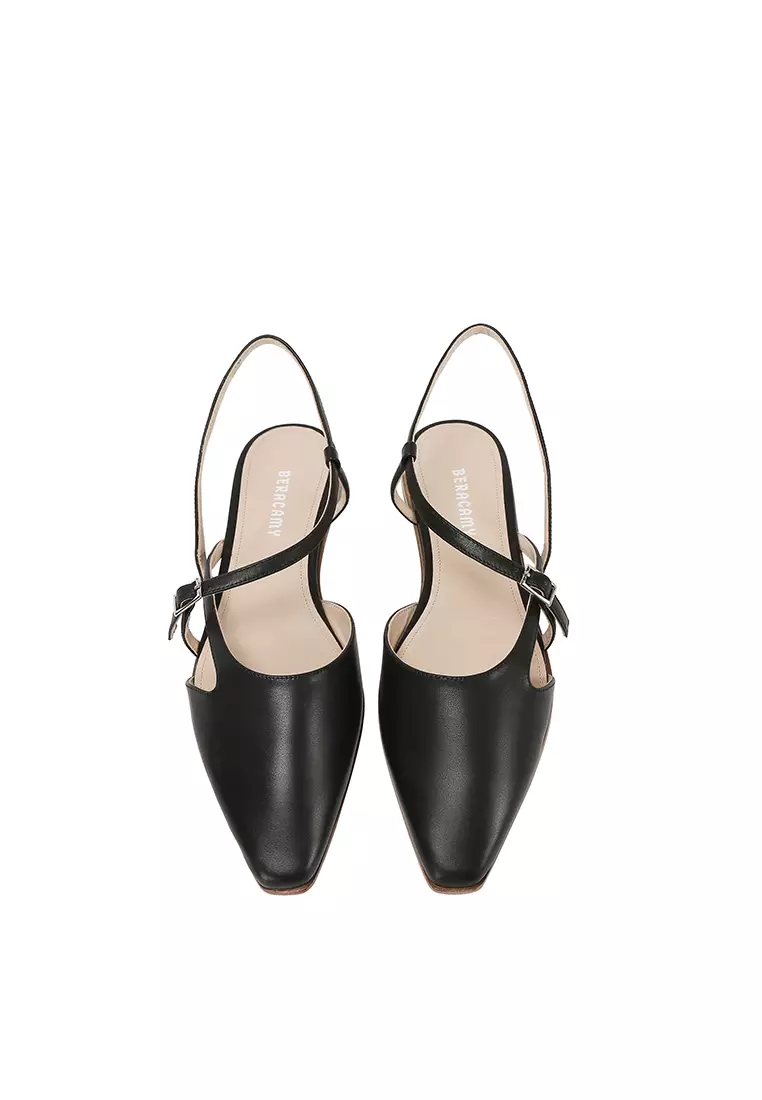 BERACAMY BERACAMY Slingback Flat - Black