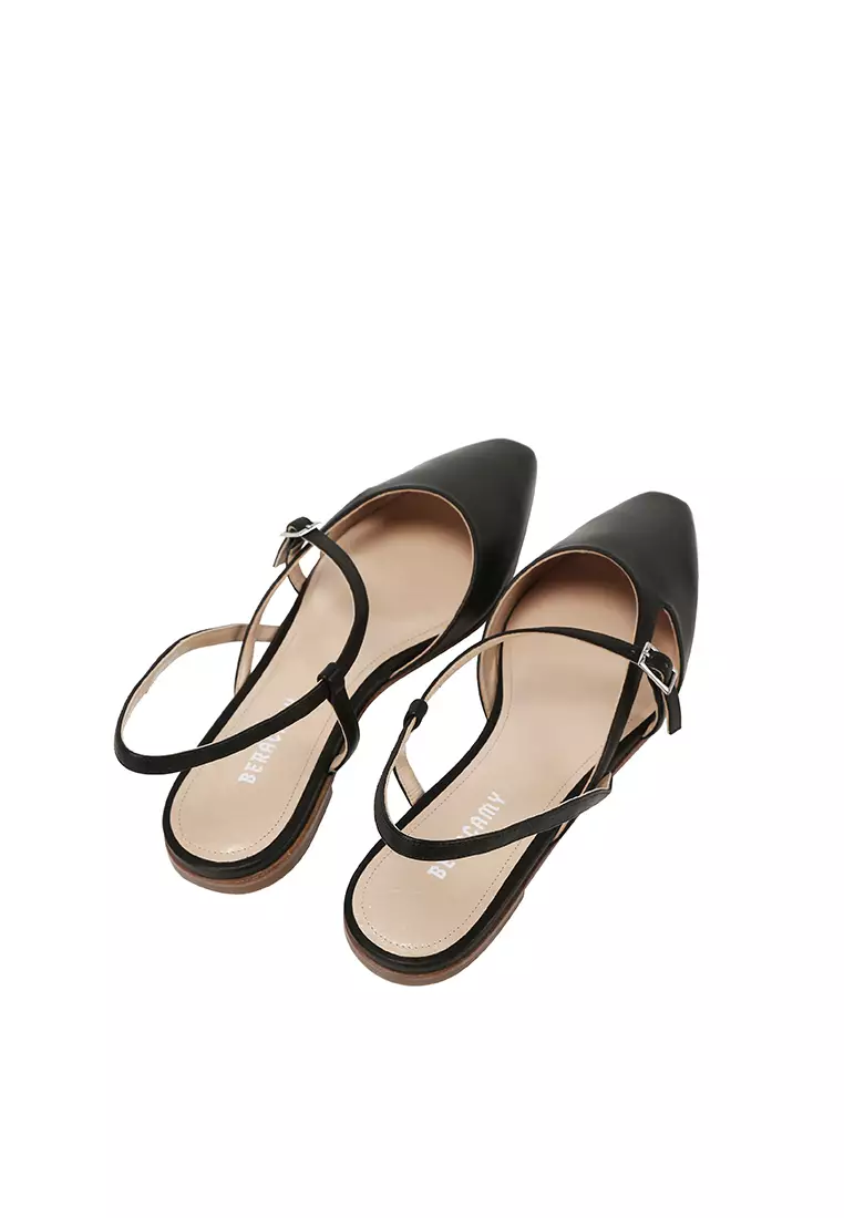 BERACAMY BERACAMY Slingback Flat - Black