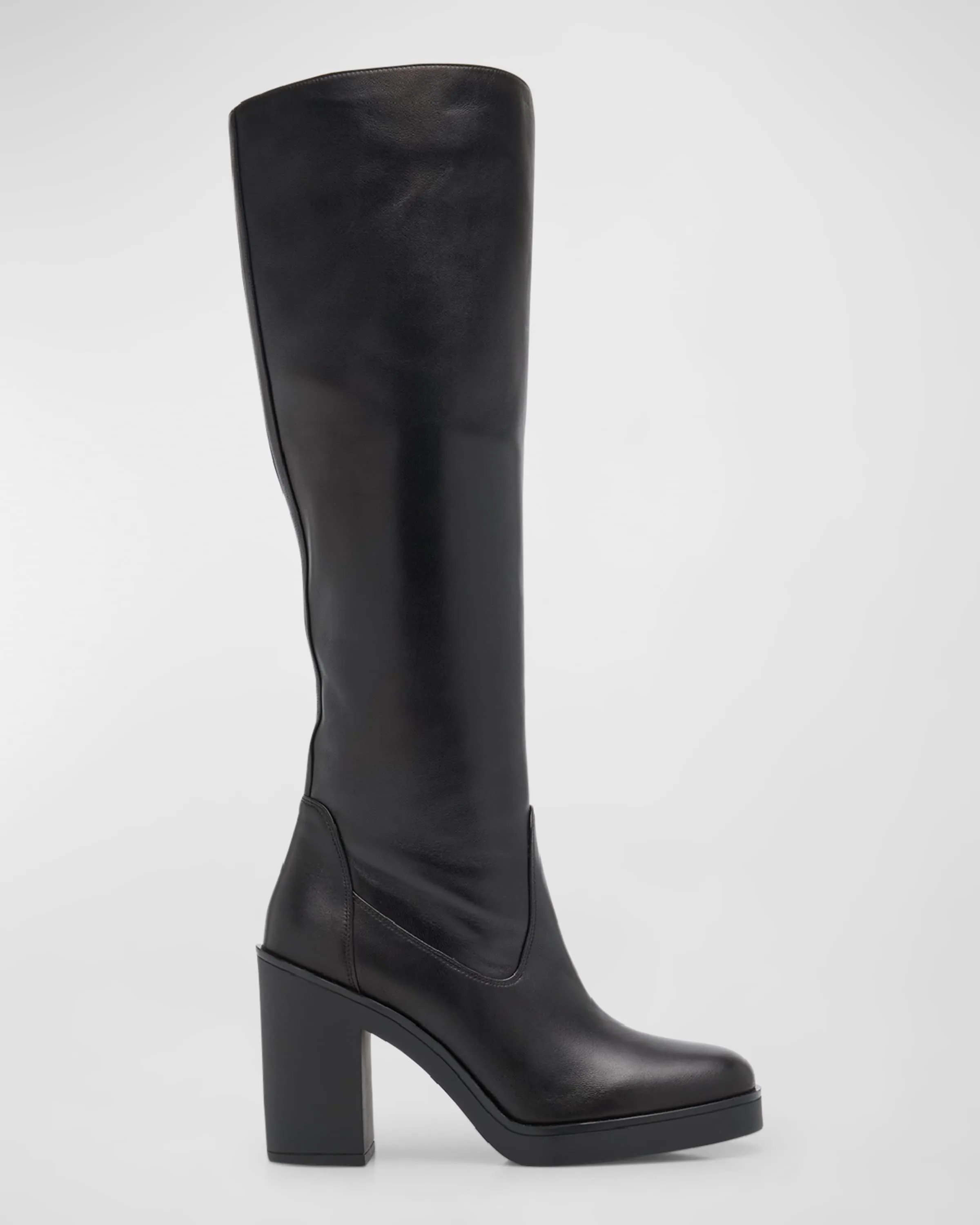 Bethenny Leather Knee Boots