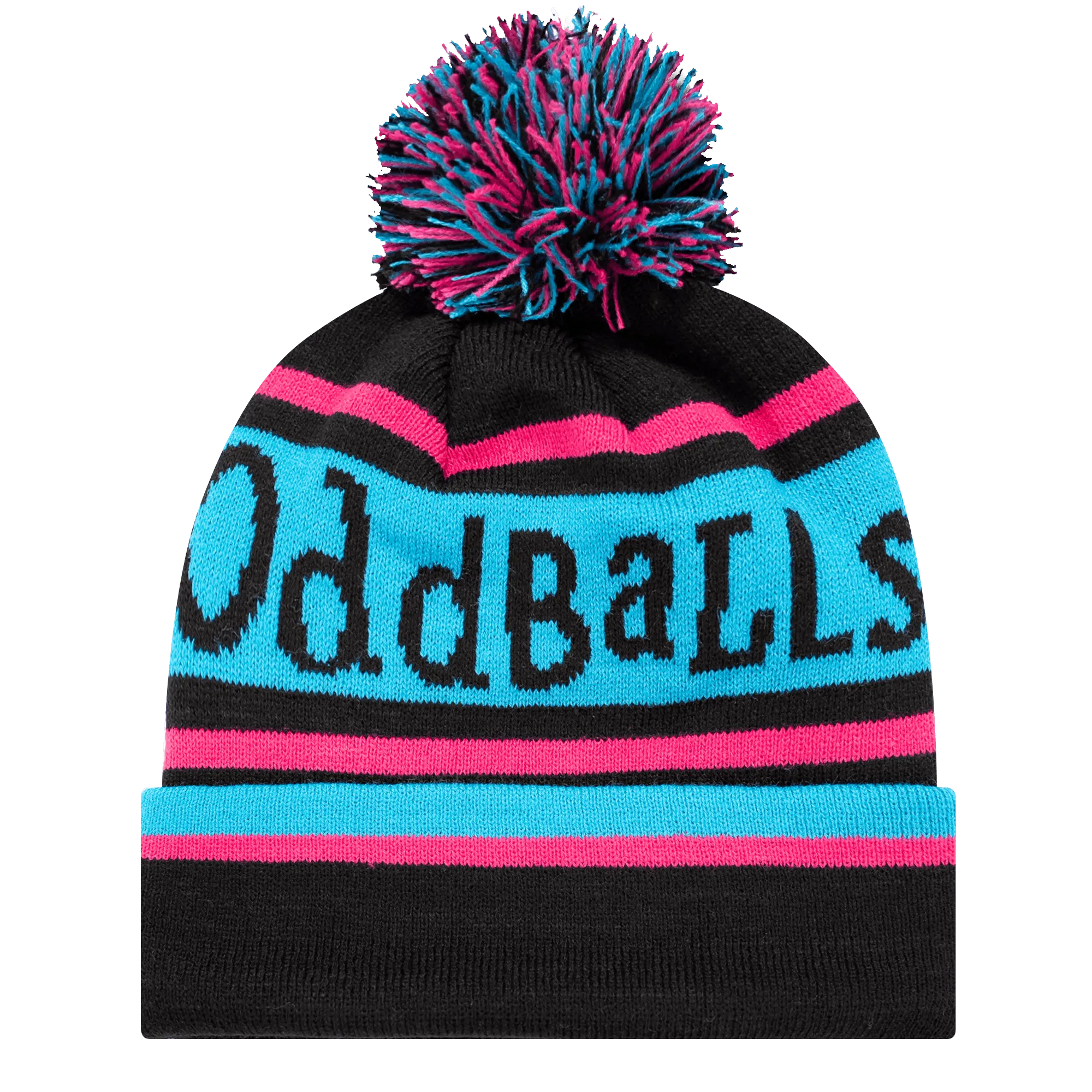 Black | Cyan | Magenta - Bobble Hat