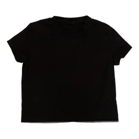 black t-shirt