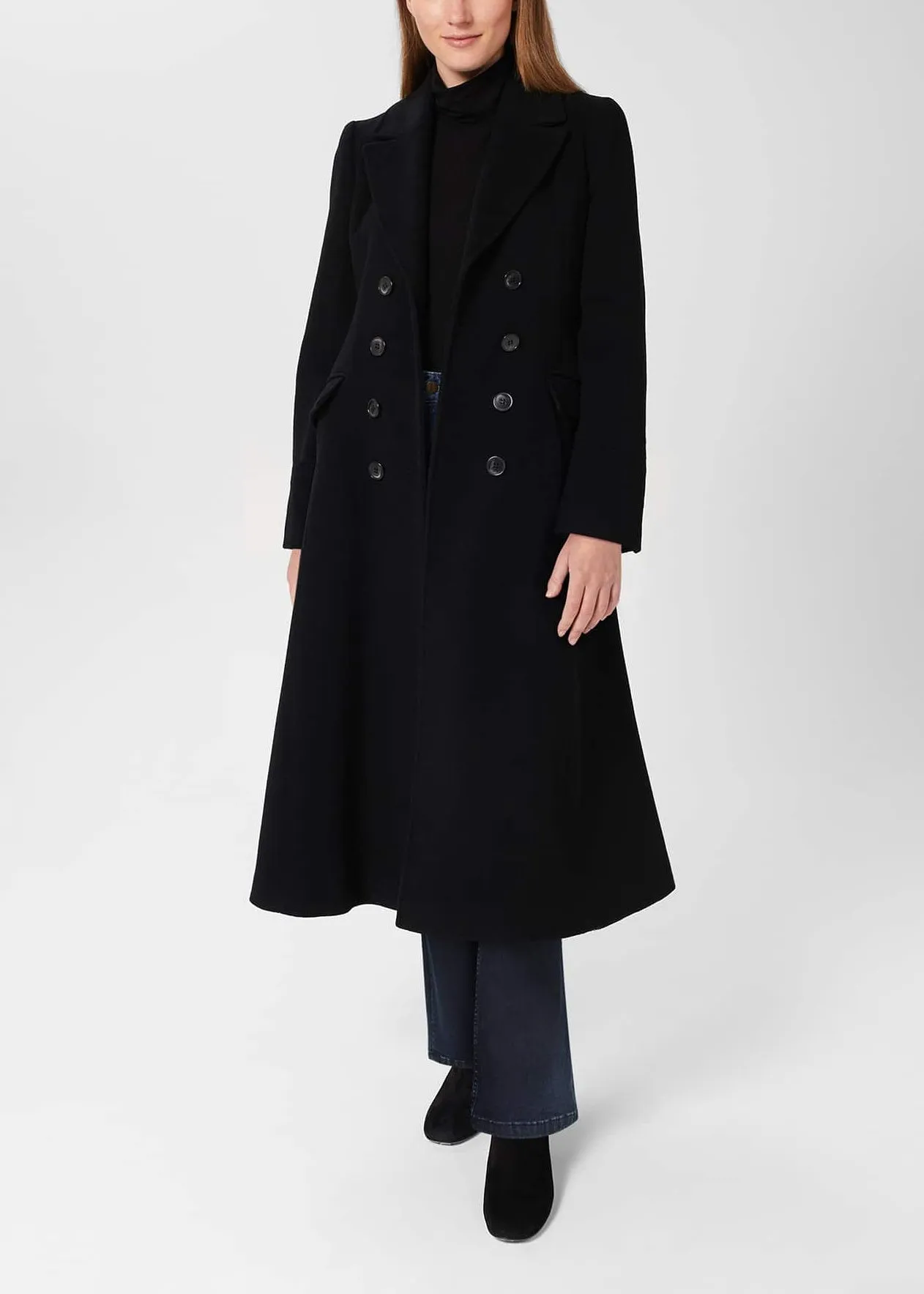 Black Blakely Coat 0222/3432/9044l00 from HOBBS