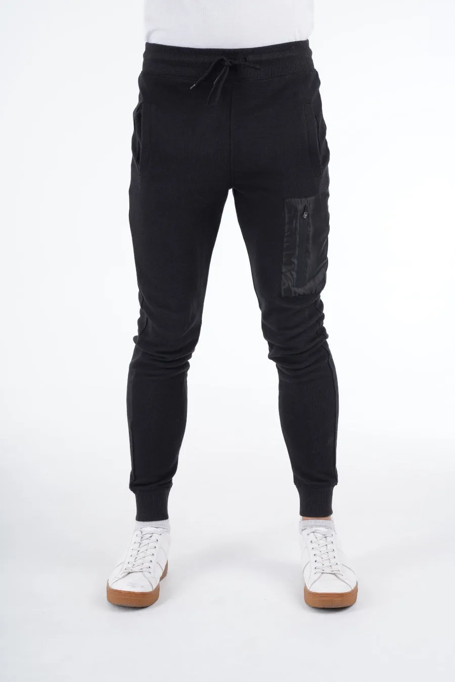 Black Cargo Joggers