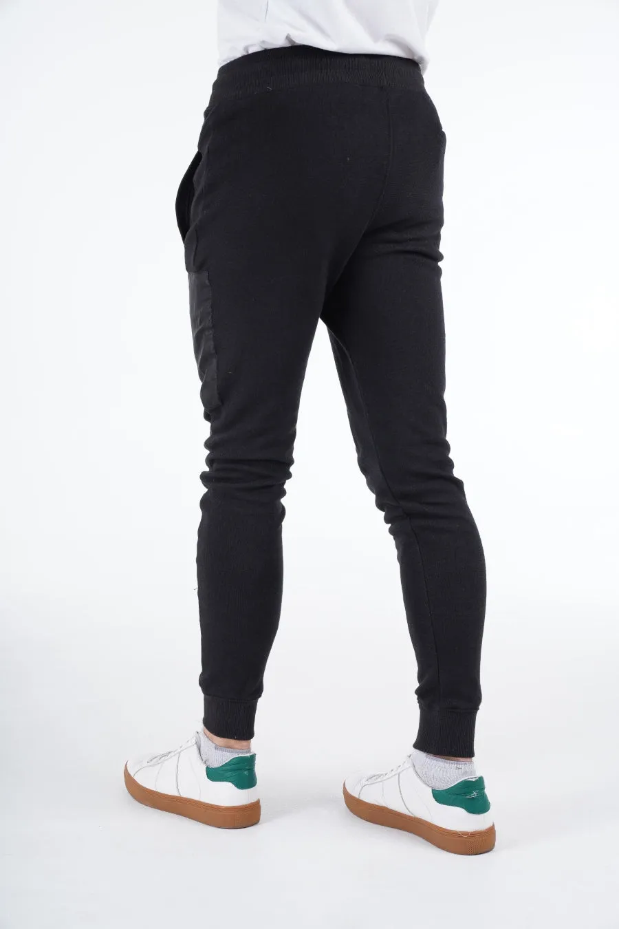 Black Cargo Joggers