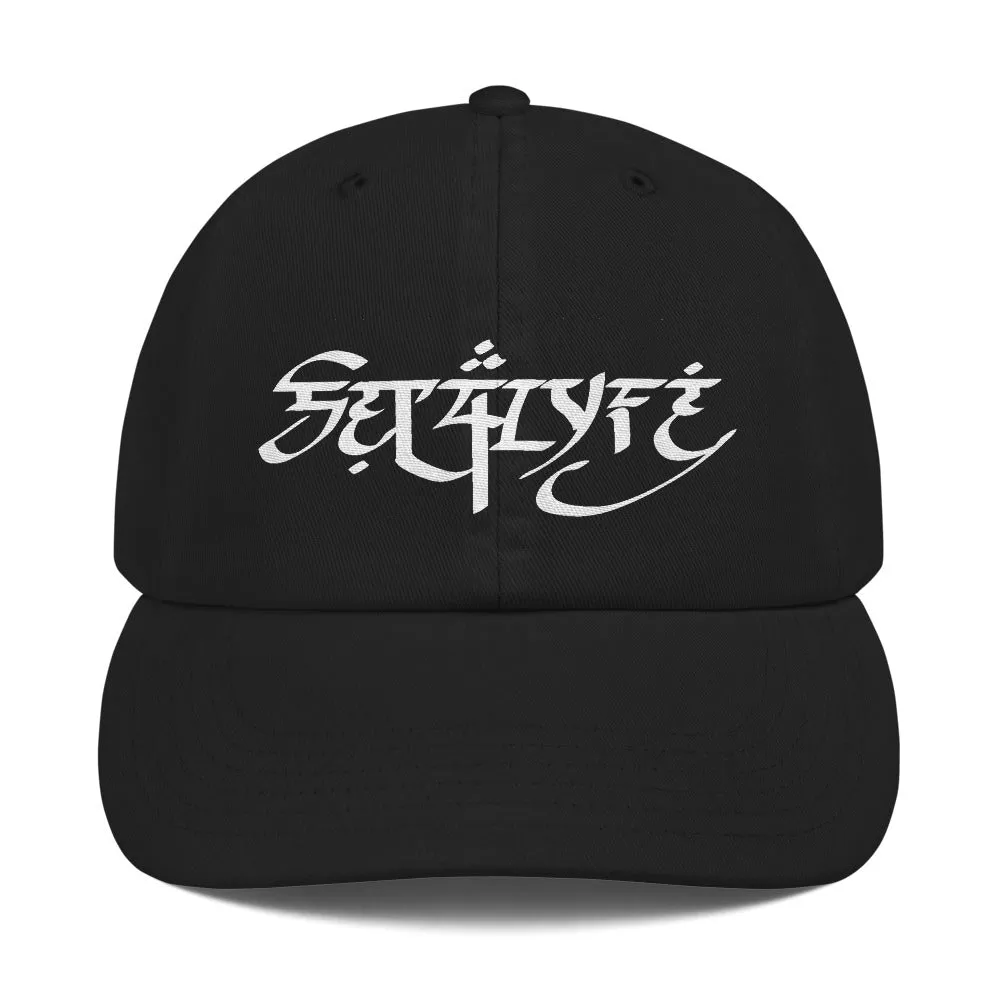 Black Champion Edition Dad Hat with NU Logo