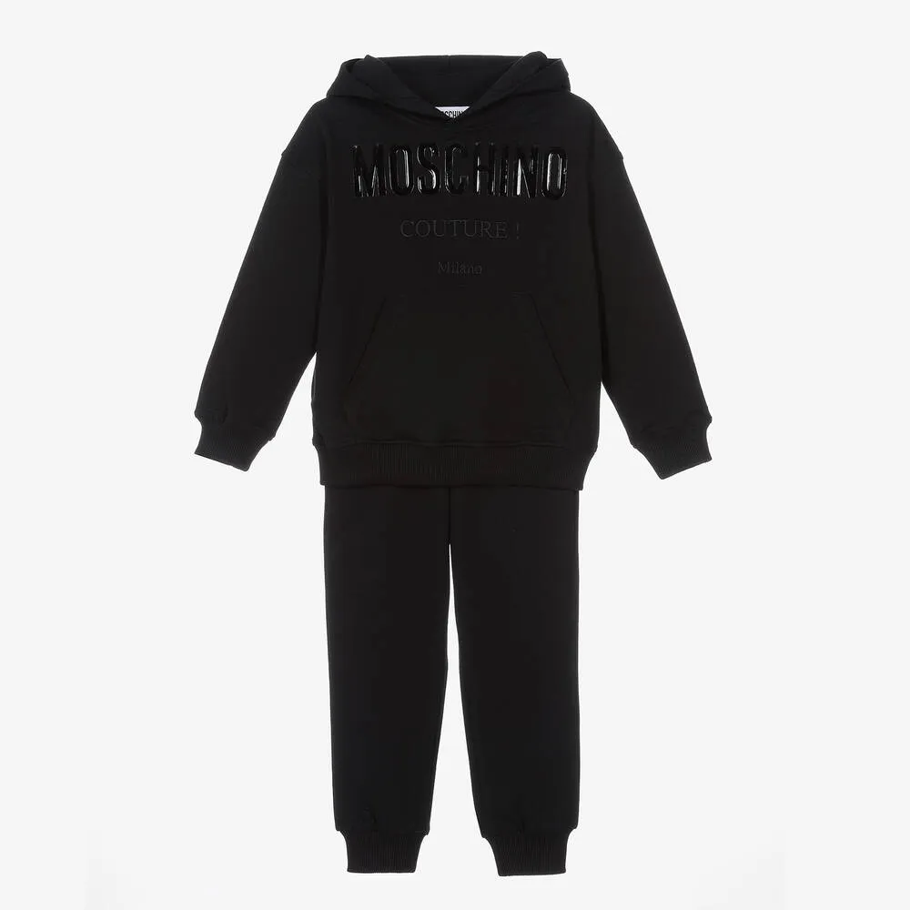 Black Cotton Tracksuit