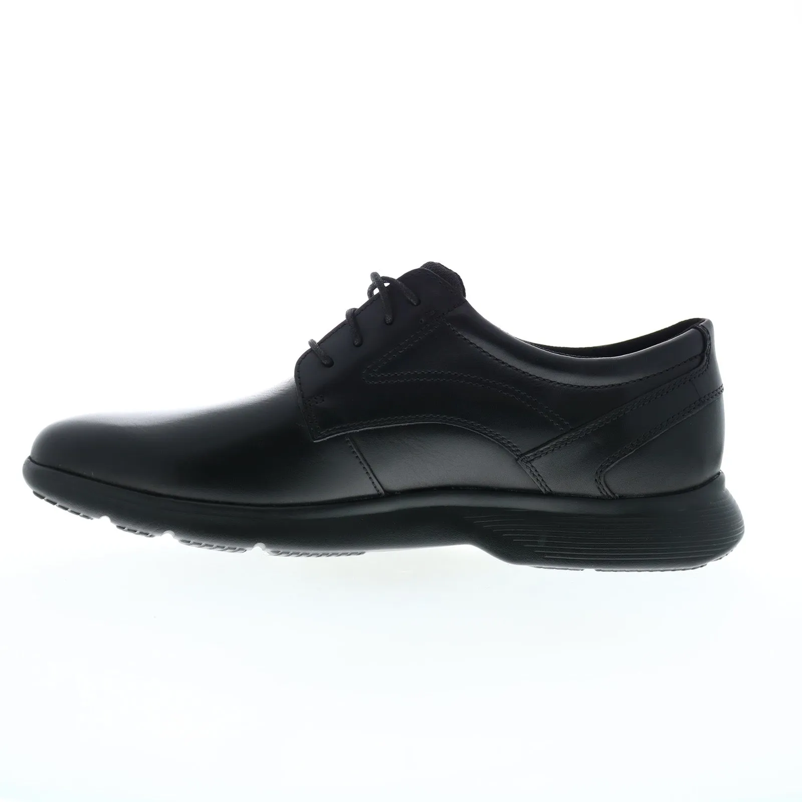 Black Men's Plain Toe Oxfords