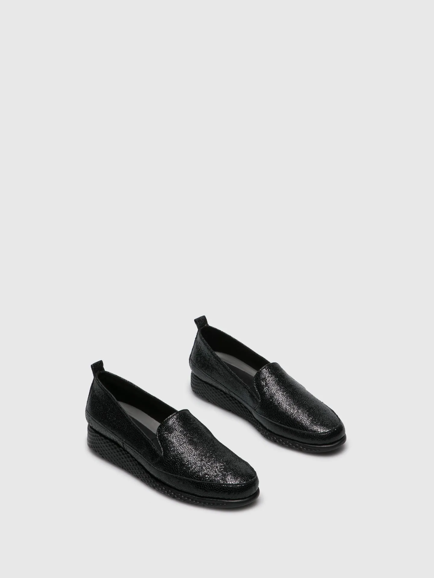 Black Mocassins Shoes