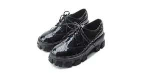 Classic Lace Up Platforms Creepers