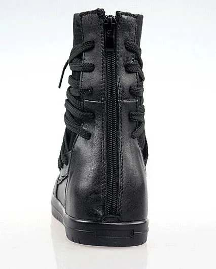 Black Punk Rock High Top Sneakers