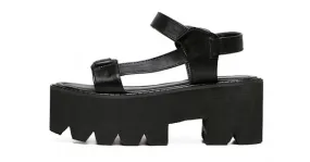 Gothic Straps Platforms Sandals