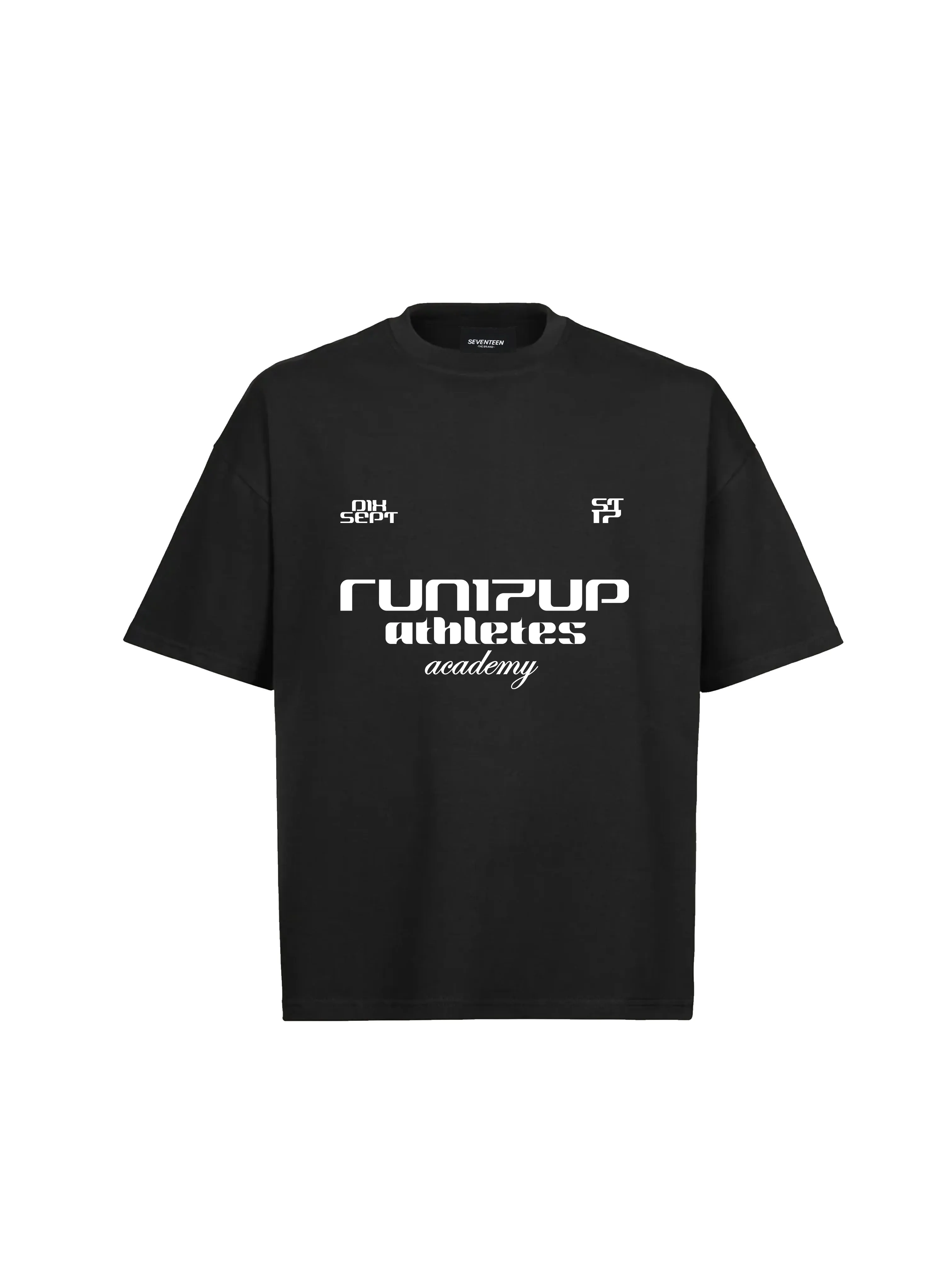 Black Run17Up Athletes T-Shirt