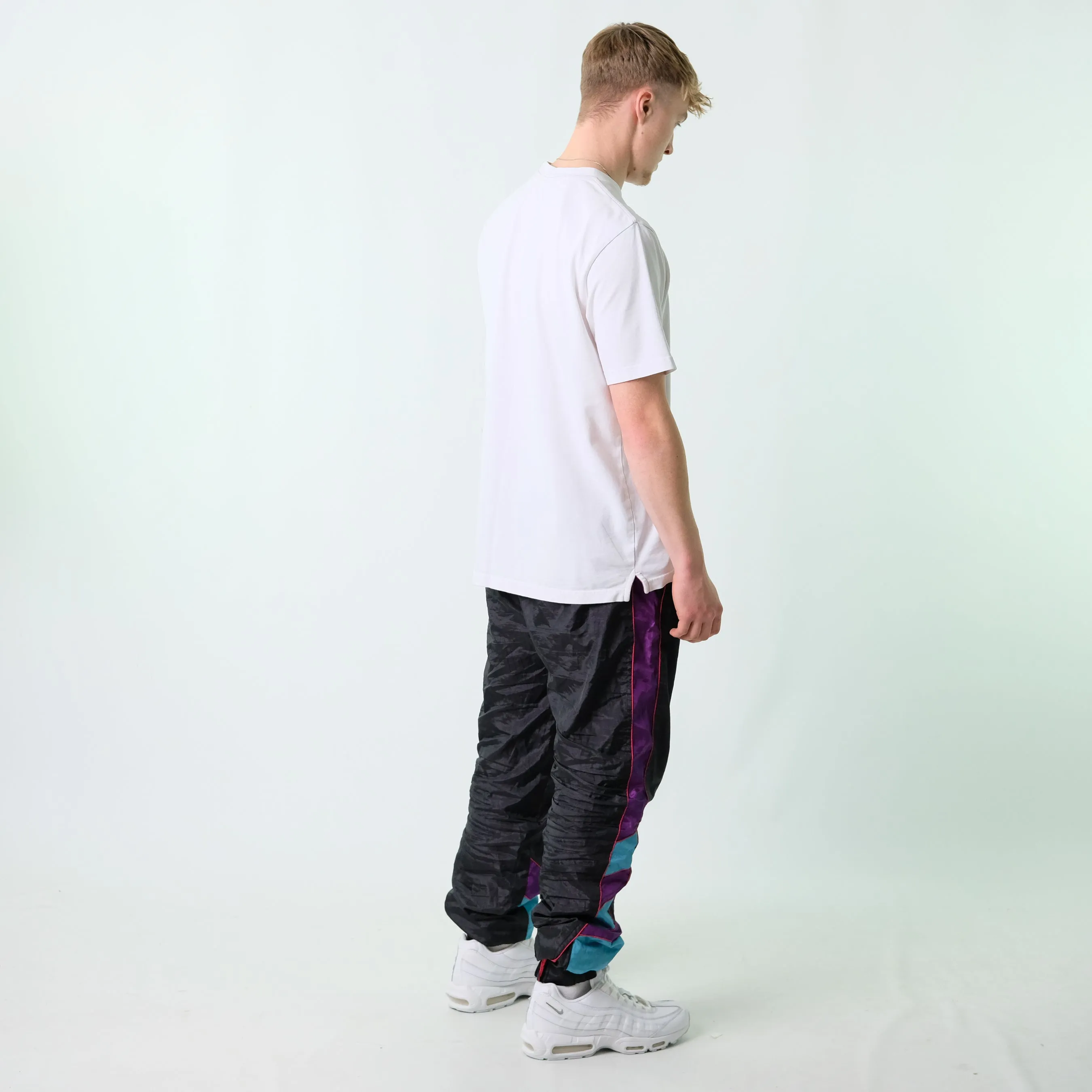 Black y2ks Nike Tracksuit Bottoms  Baggy Pants (36x32)