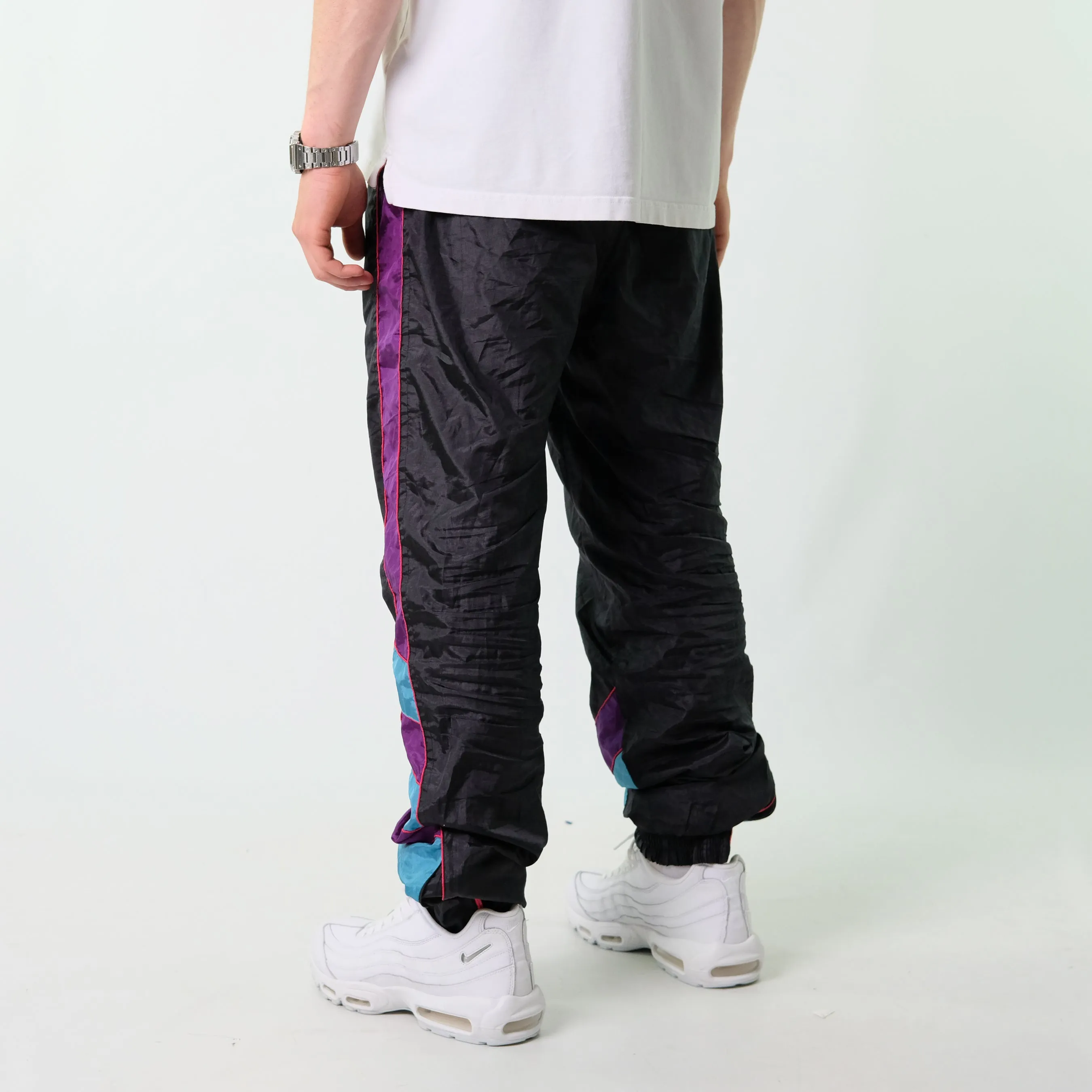 Black y2ks Nike Tracksuit Bottoms  Baggy Pants (36x32)