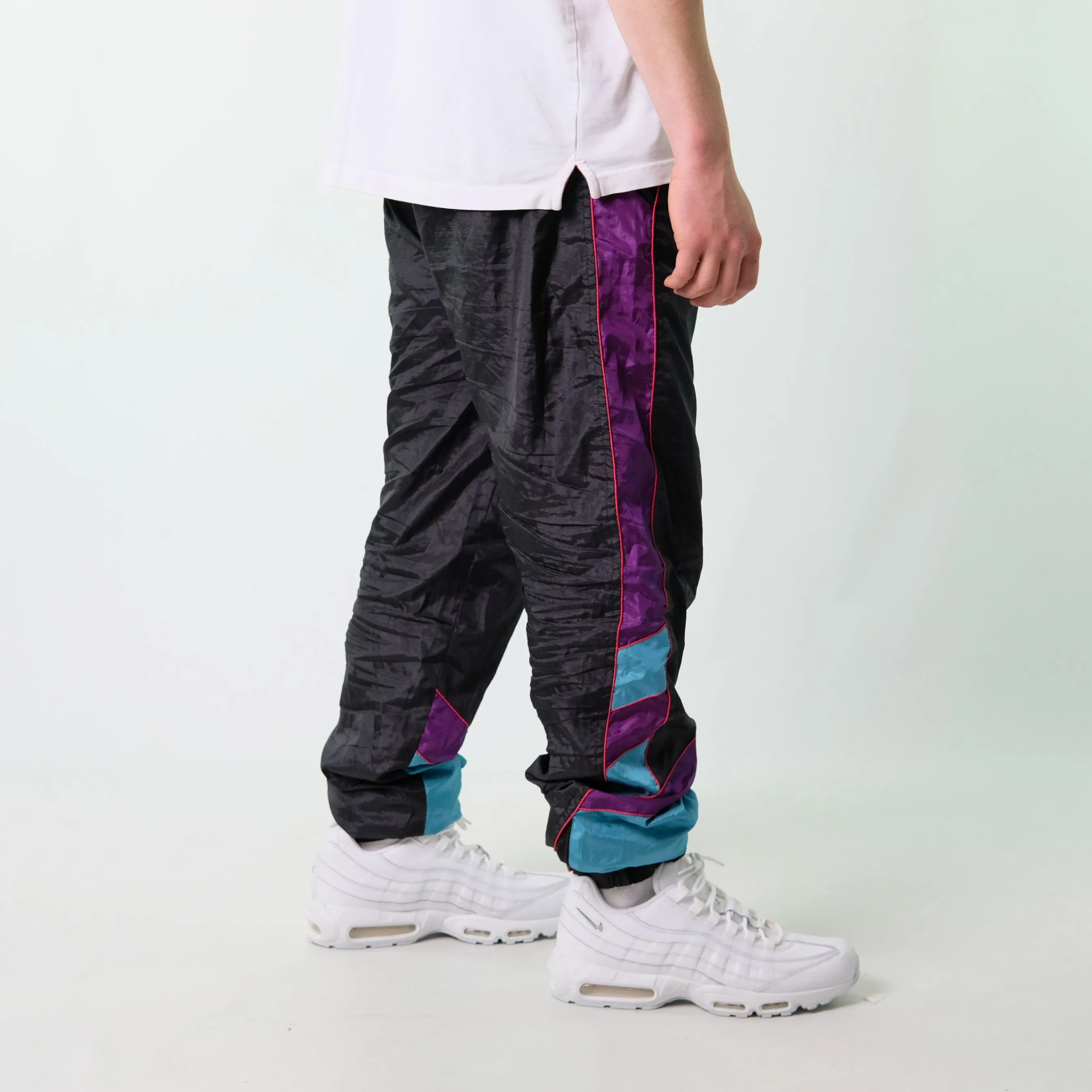 Black y2ks Nike Tracksuit Bottoms  Baggy Pants (36x32)