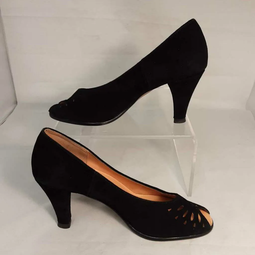 BLEIL GRAZIE RHAPSODIE BLACK HEELS SIZE 6 TCC