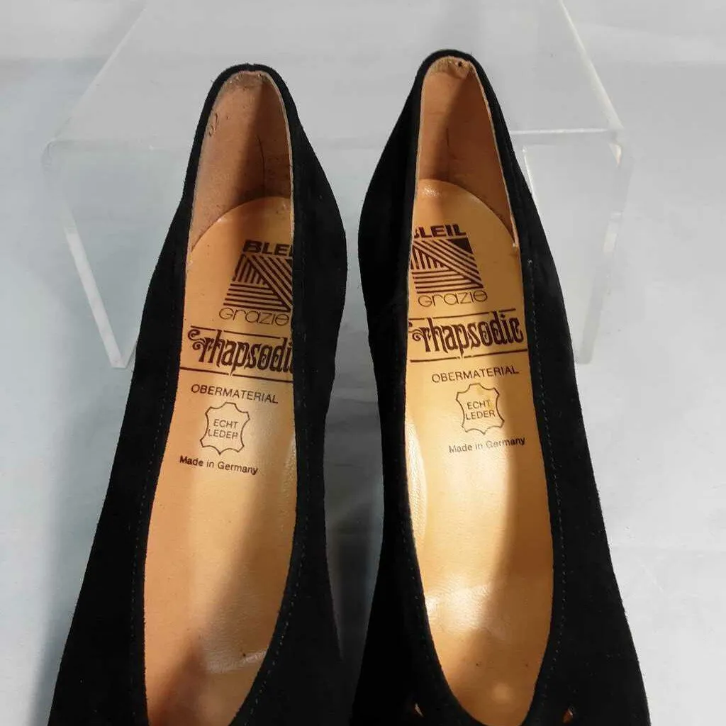 BLEIL GRAZIE RHAPSODIE BLACK HEELS SIZE 6 TCC