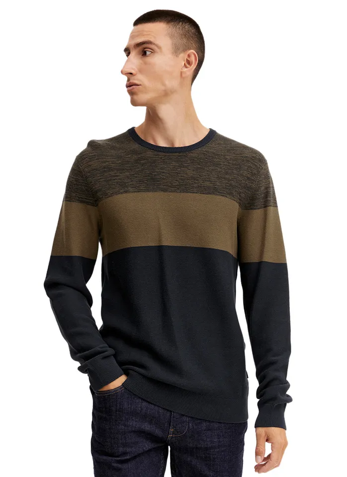 Blend Olive Knit Sweatshirt