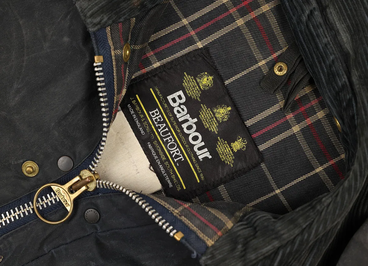 Blue Barbour Beaufort XL Wax Jacket Coat