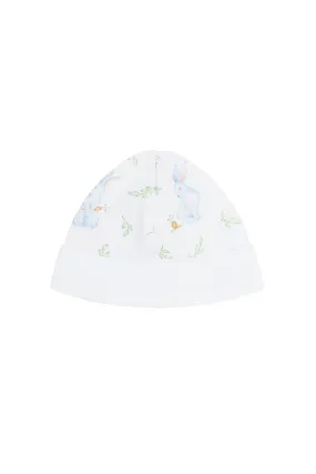 Blue Bunny Print Hat