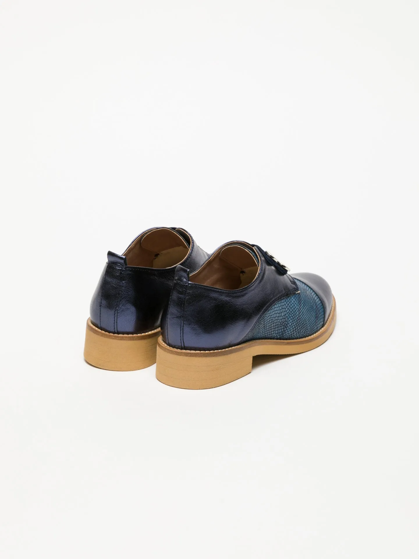 Blue Derby Shoes