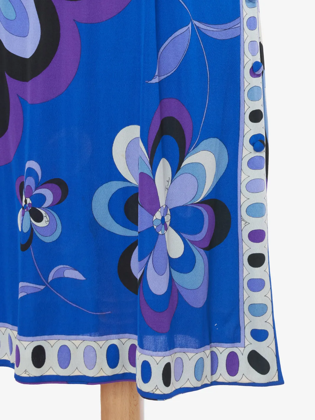 Blue Patterned Dress by Emilio Pucci