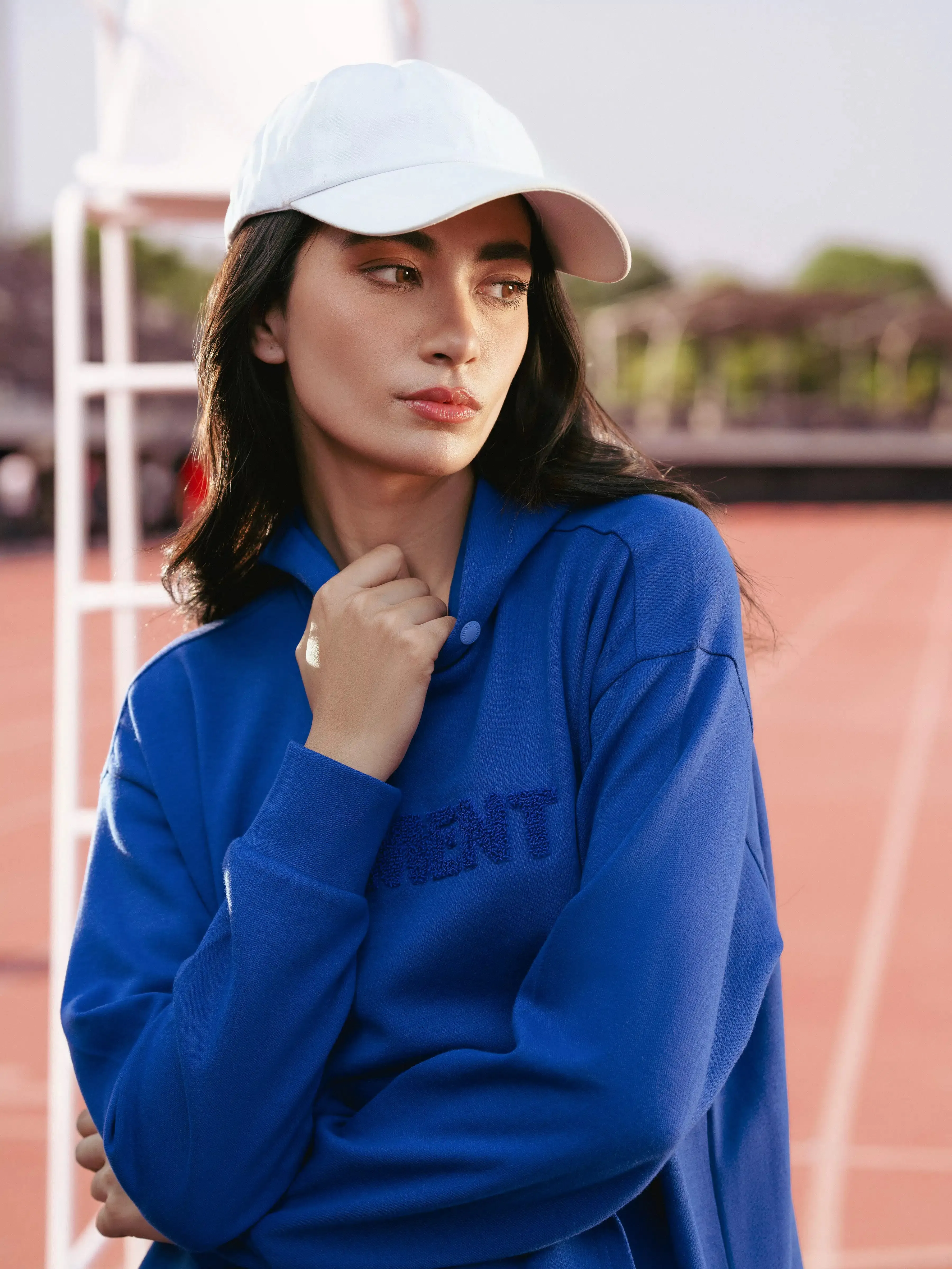 Blue Relaxed Fit Tracksuit - FWTCSK24-005