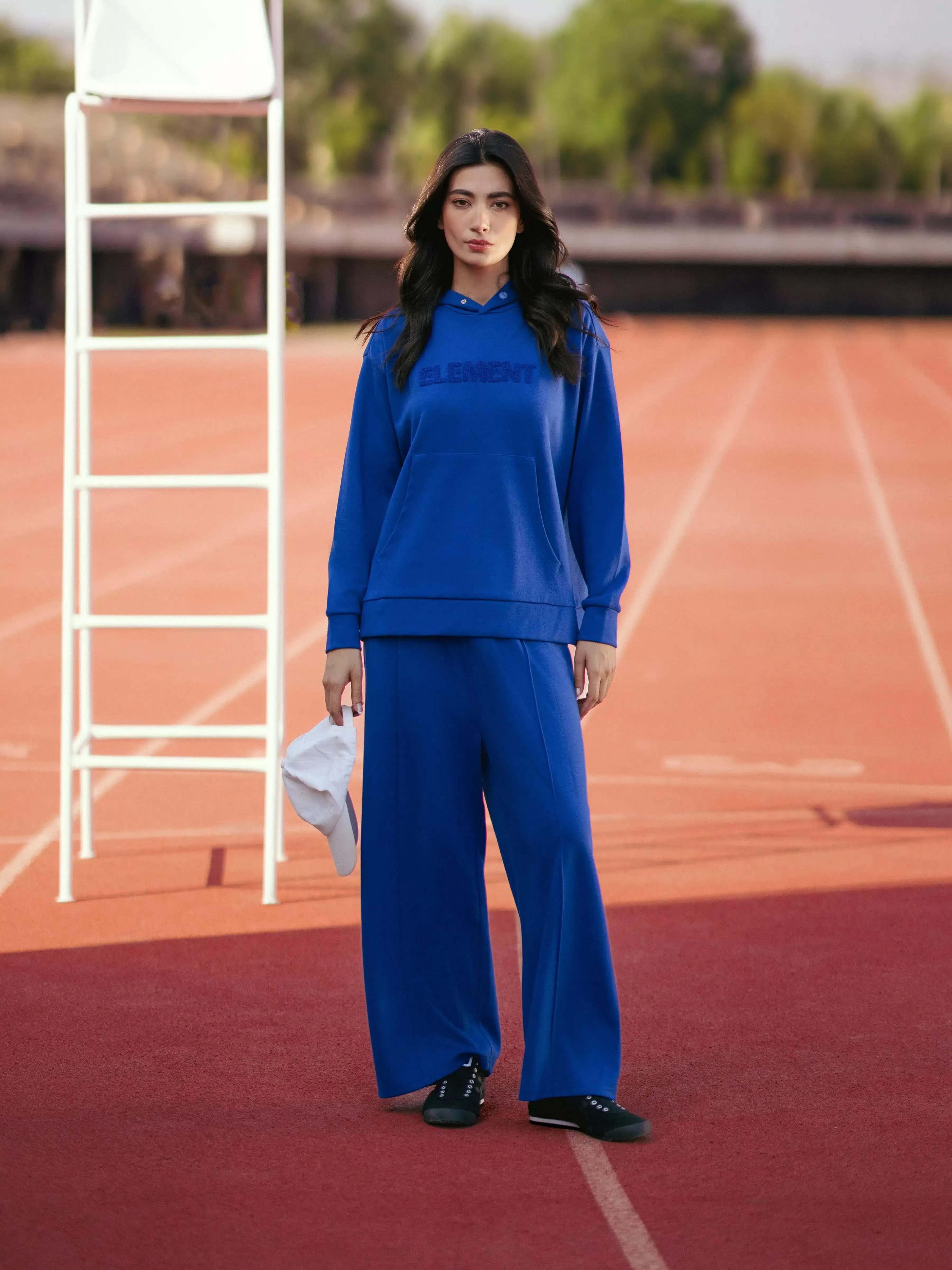 Blue Relaxed Fit Tracksuit - FWTCSK24-005