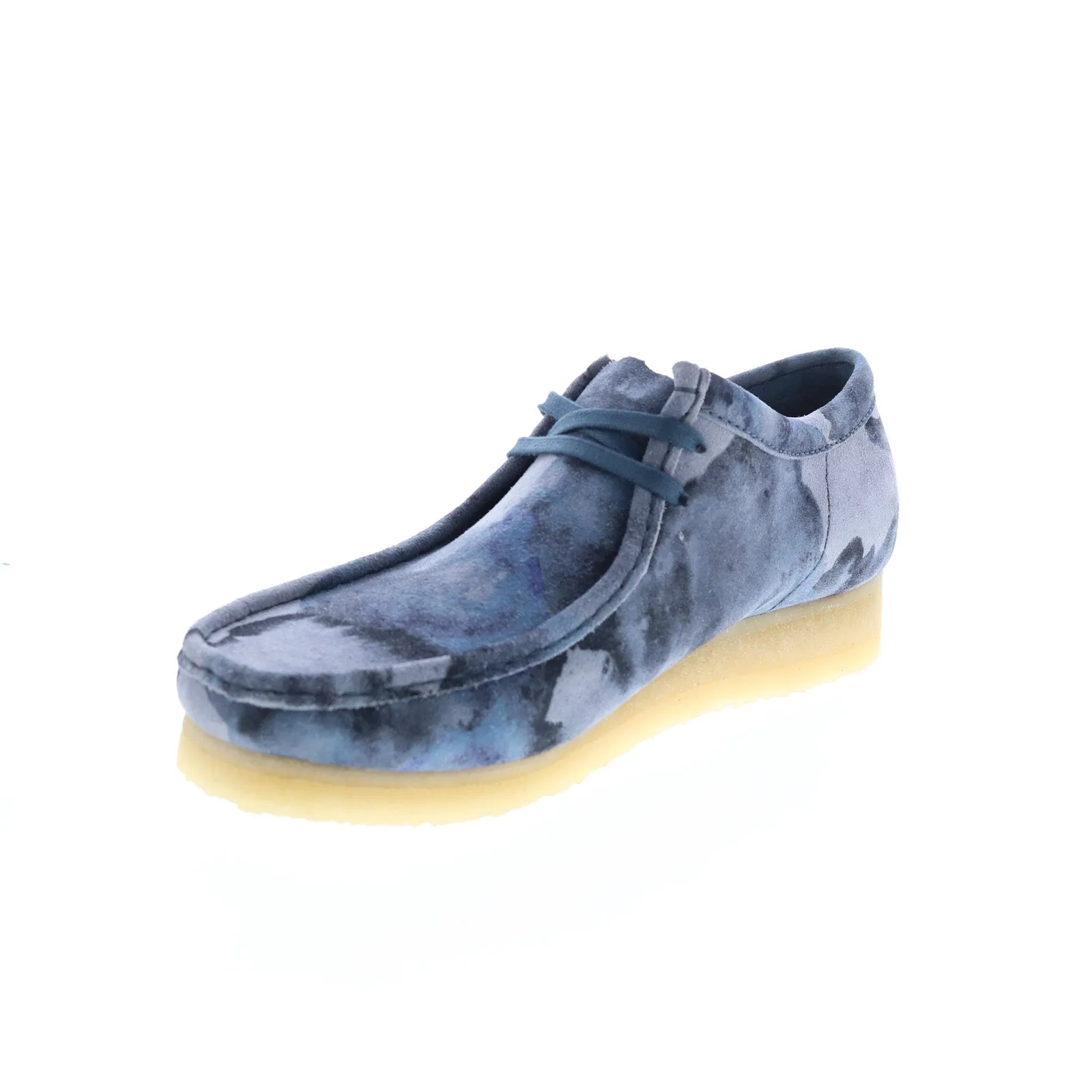 Blue Suede Mens Casual Shoes