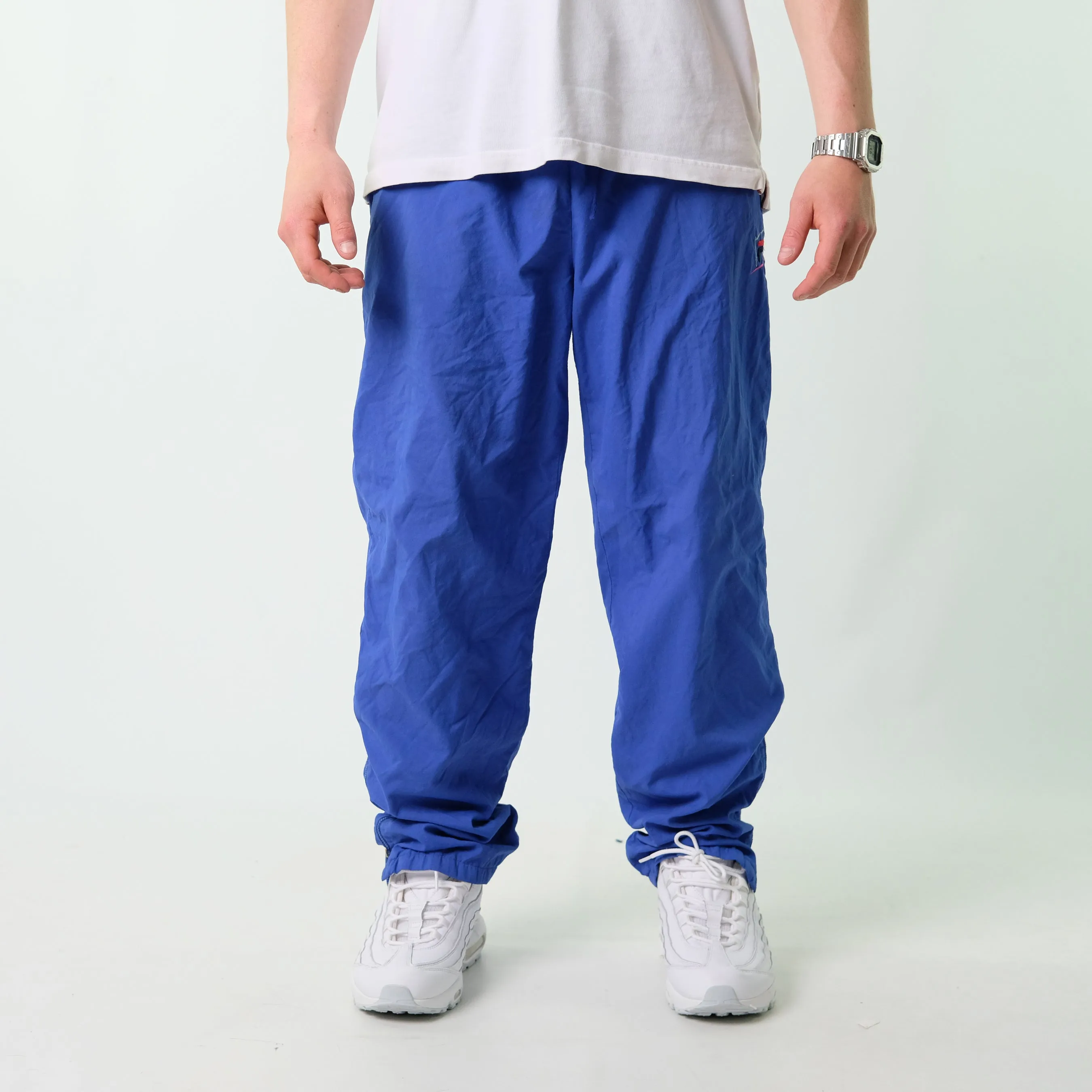 Blue y2ks Fila Tracksuit Bottoms  Baggy Pants (34x30)