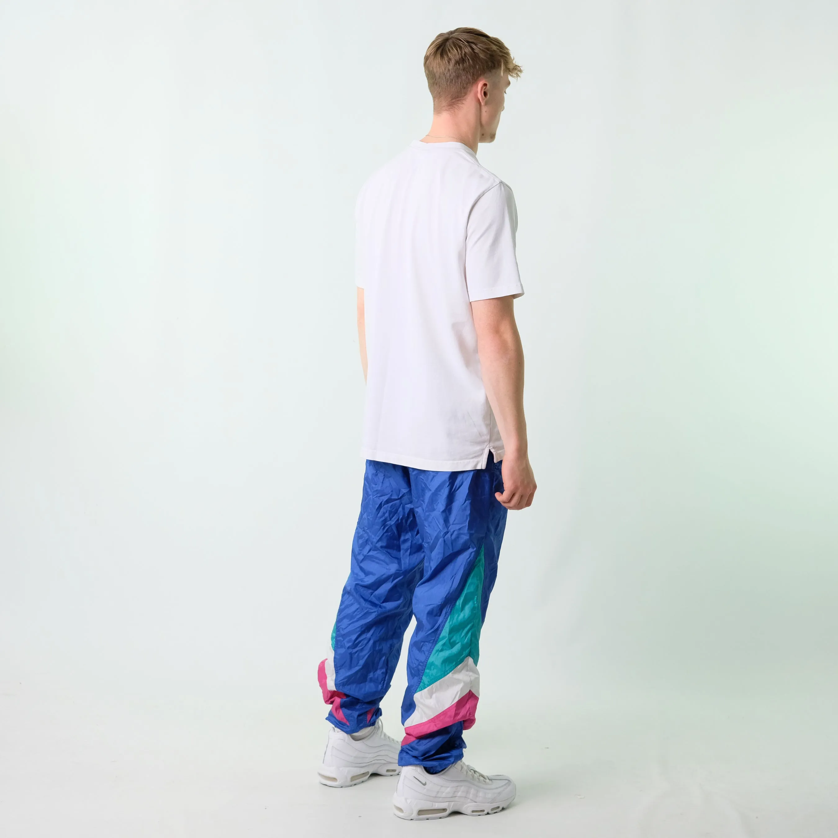 Blue y2ks Nike Tracksuit Bottoms  Baggy Pants (36x30)