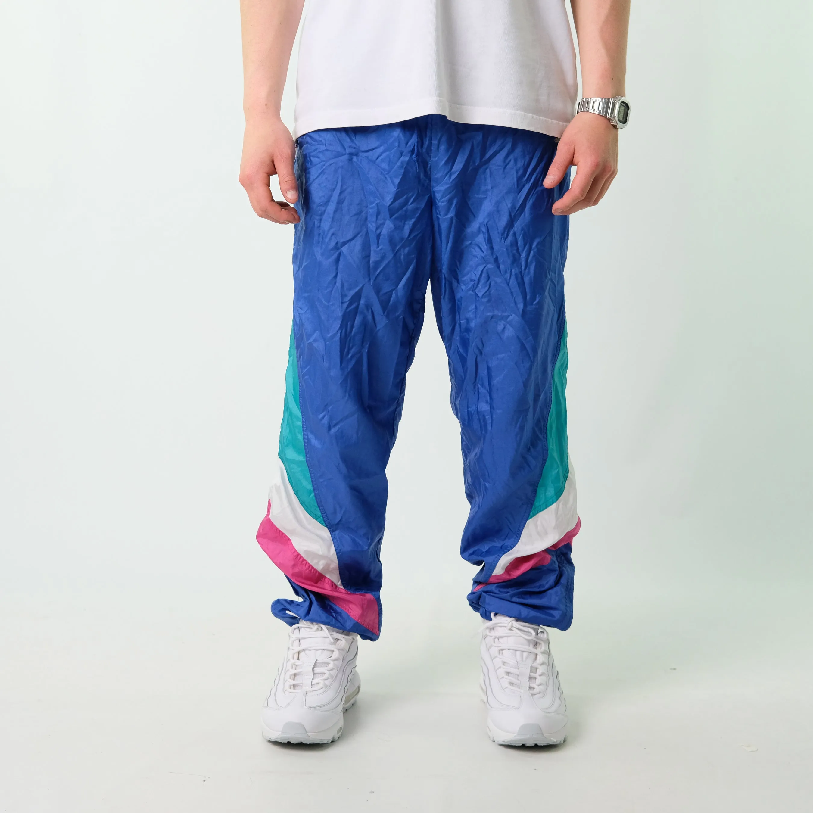 Blue y2ks Nike Tracksuit Bottoms  Baggy Pants (36x30)