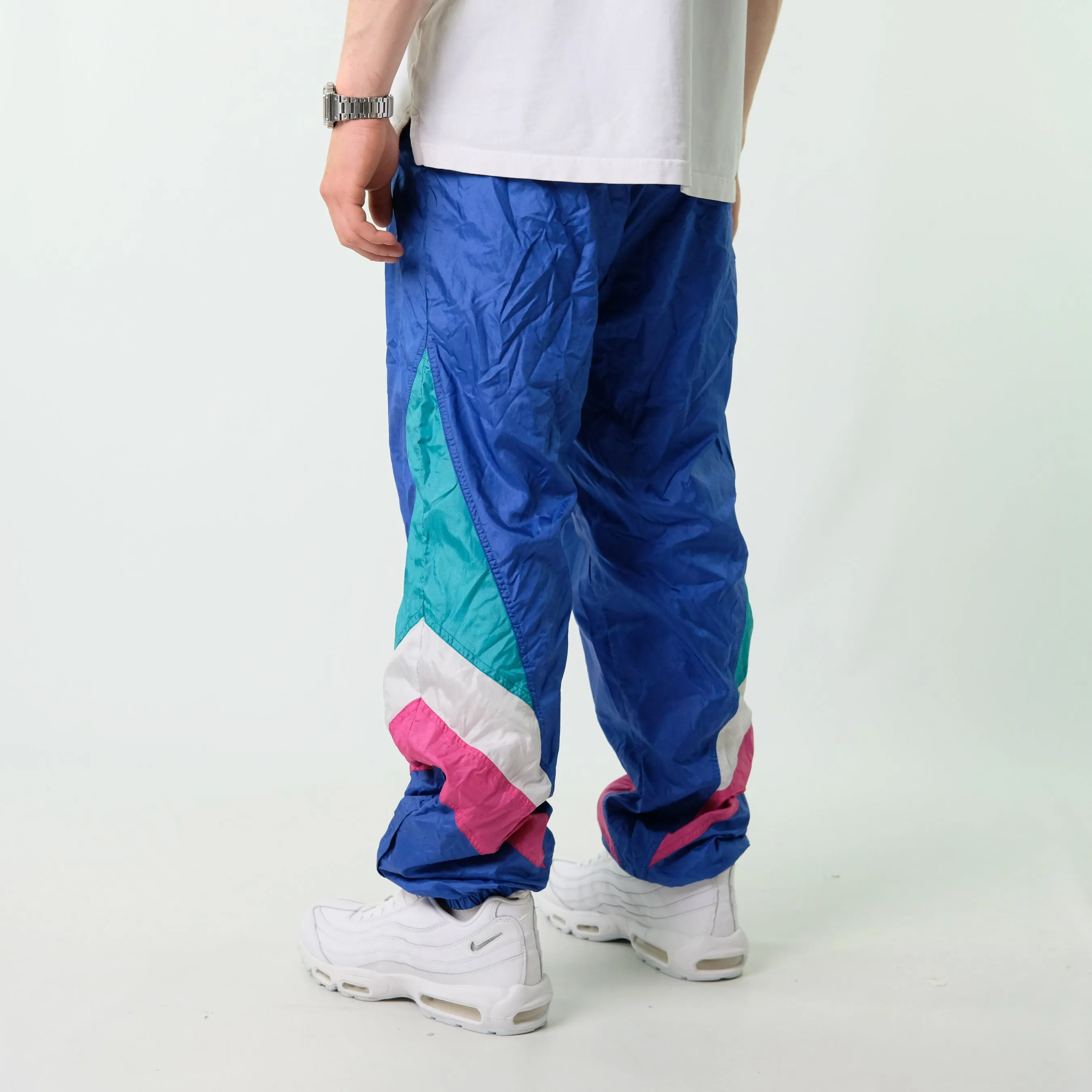 Blue y2ks Nike Tracksuit Bottoms  Baggy Pants (36x30)