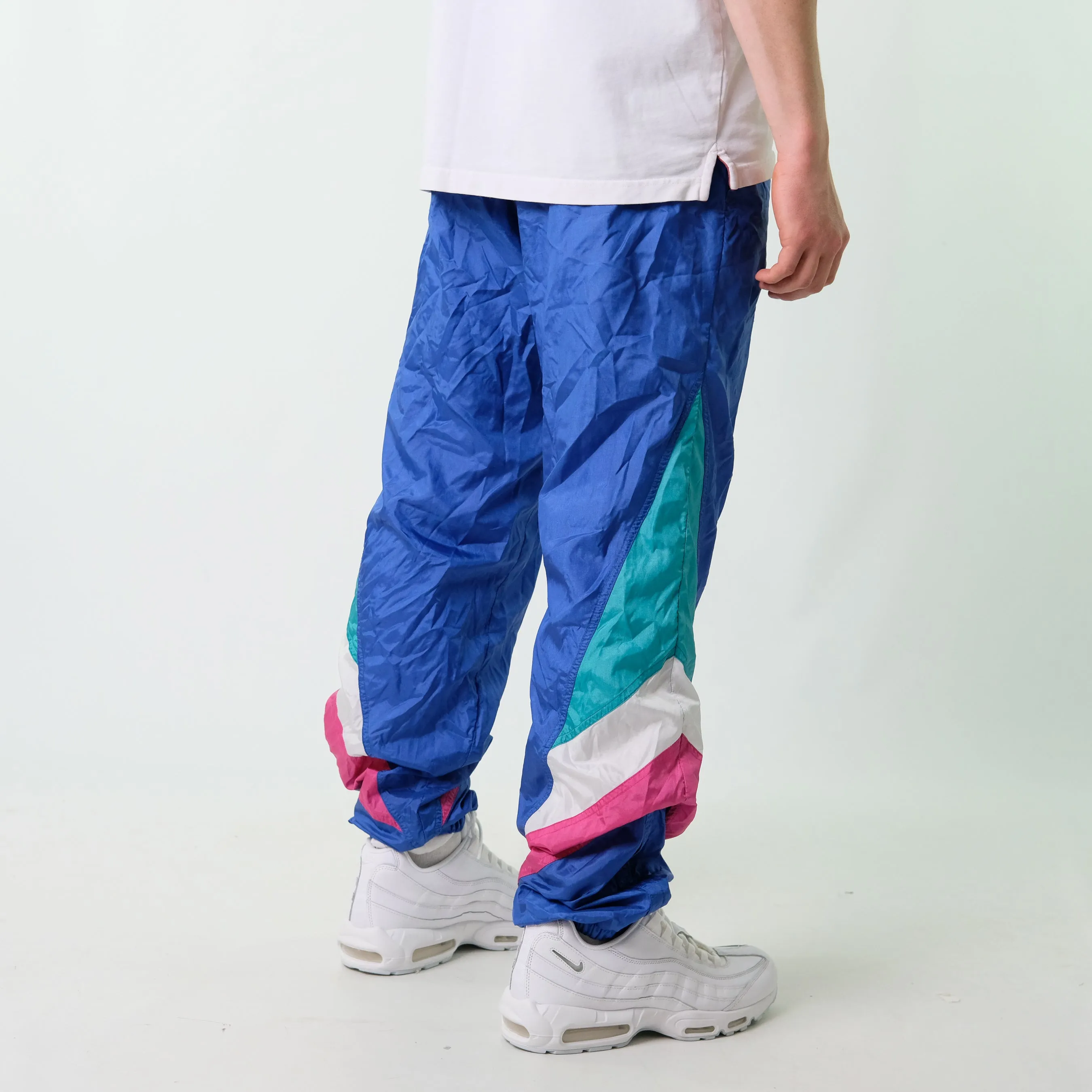 Blue y2ks Nike Tracksuit Bottoms  Baggy Pants (36x30)