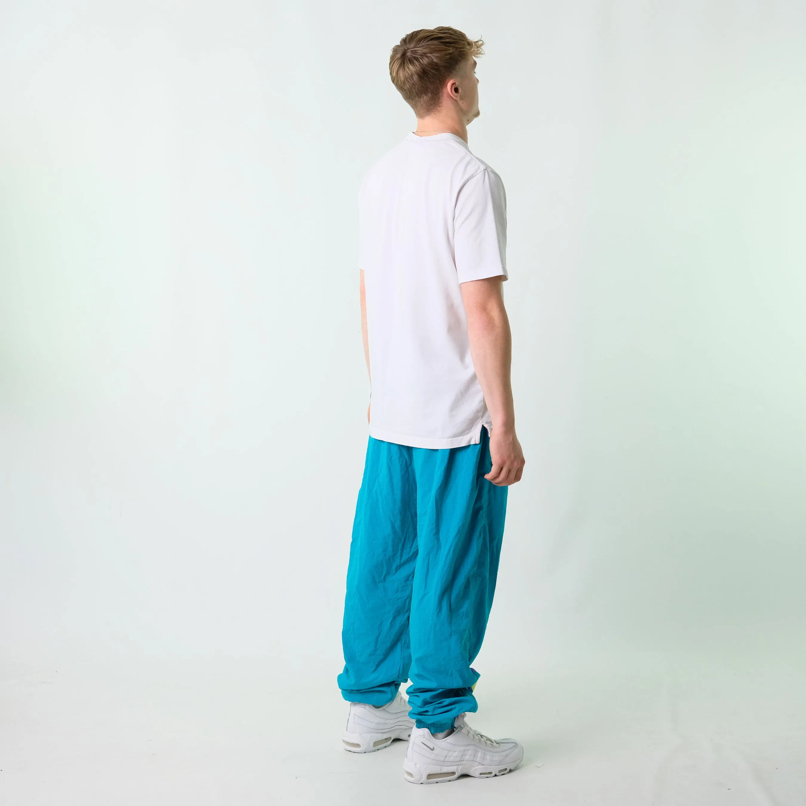 Blue y2ks Nike Tracksuit Bottoms  Baggy Pants (36x32)