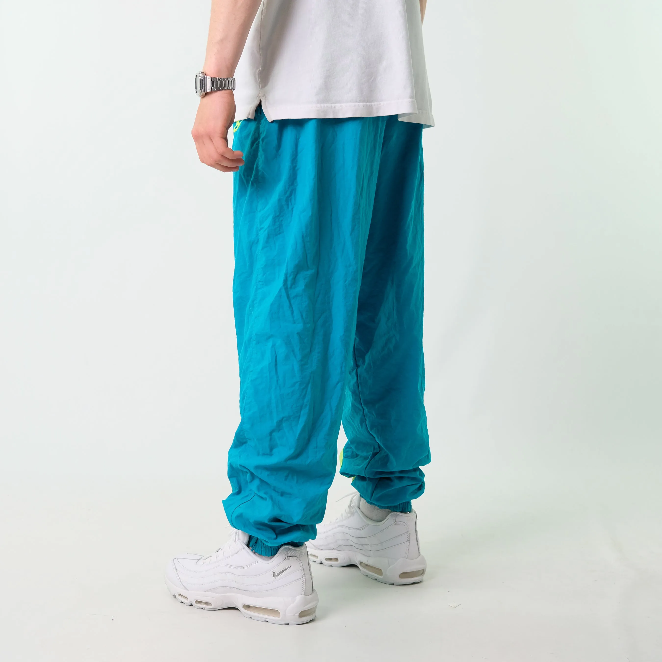 Blue y2ks Nike Tracksuit Bottoms  Baggy Pants (36x32)