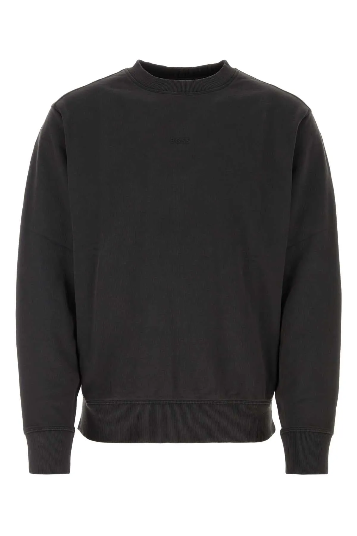 Boss Black Cotton Sweatshirt