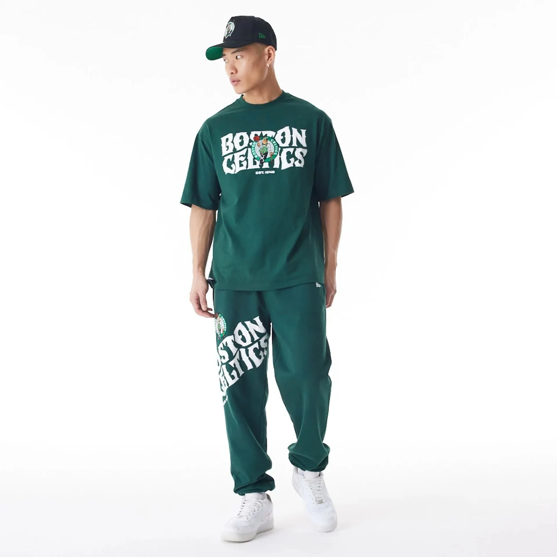 Boston Celtics NBA Graphic Dark Green Joggers