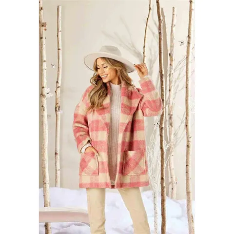 Boston Plaid Coat