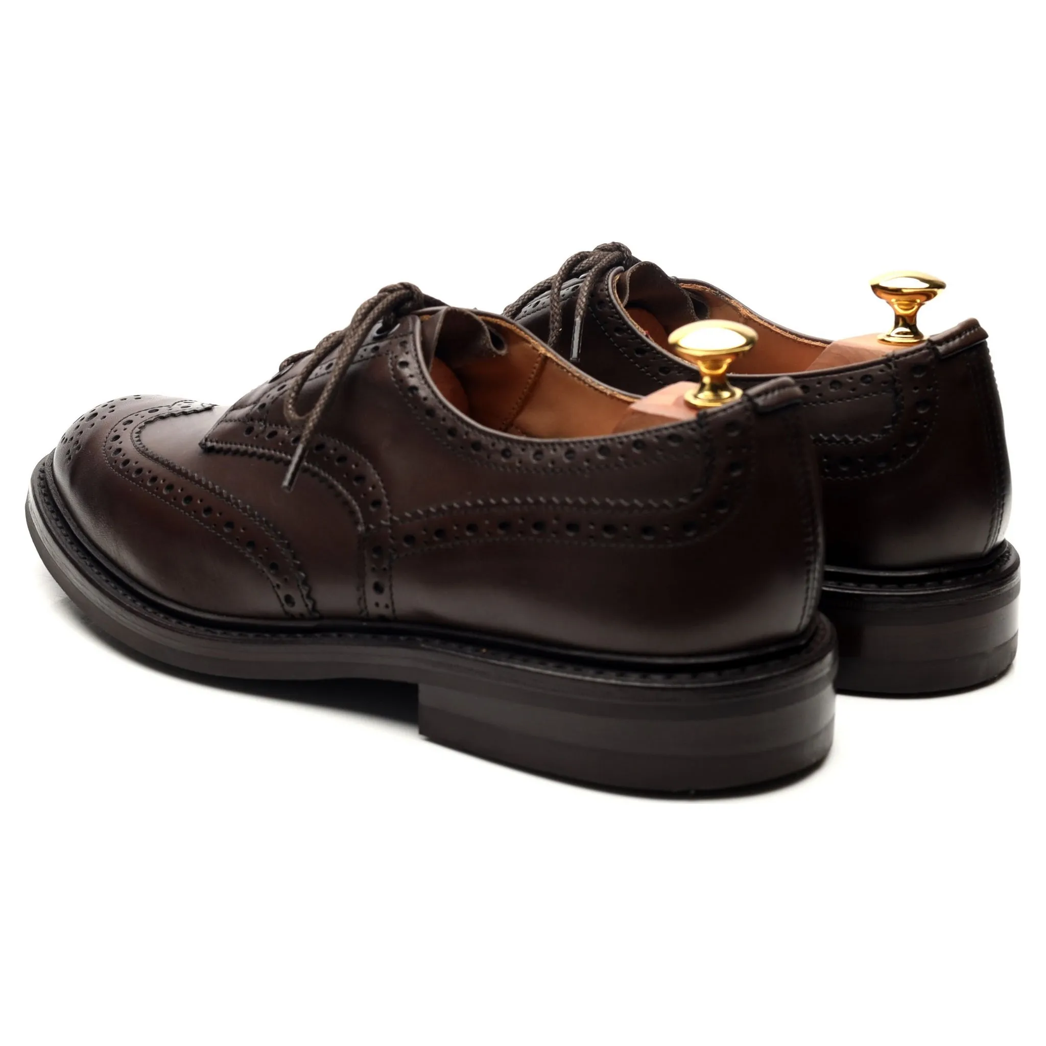 'Bourton' Dark Brown Leather Derby UK 9