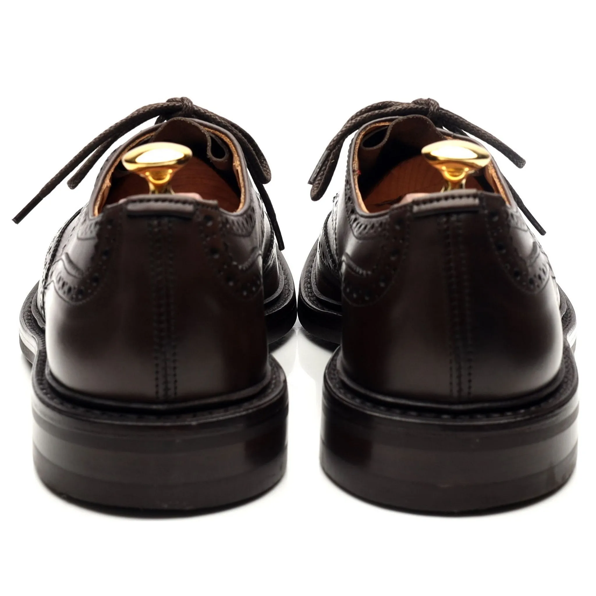 'Bourton' Dark Brown Leather Derby UK 9