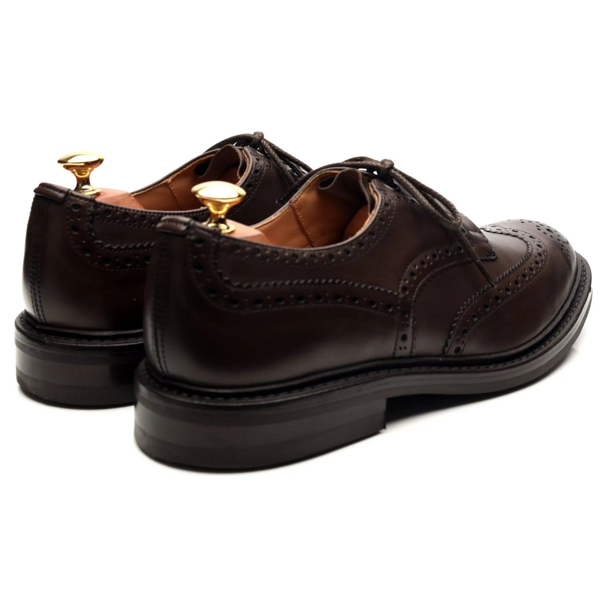 'Bourton' Dark Brown Leather Derby UK 9