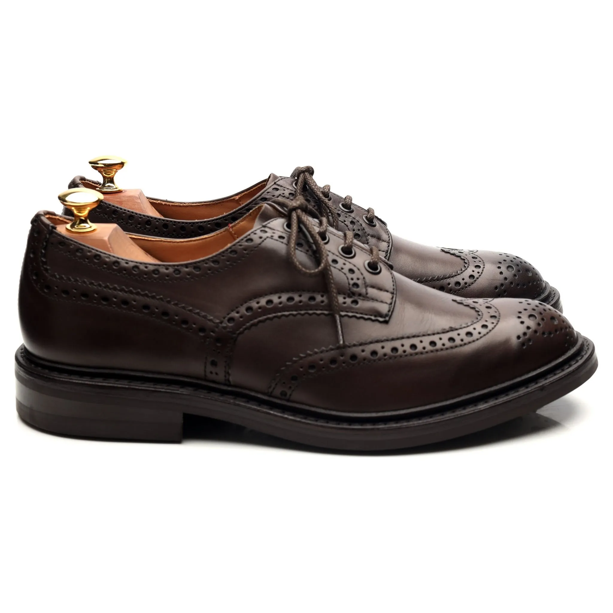 'Bourton' Dark Brown Leather Derby UK 9