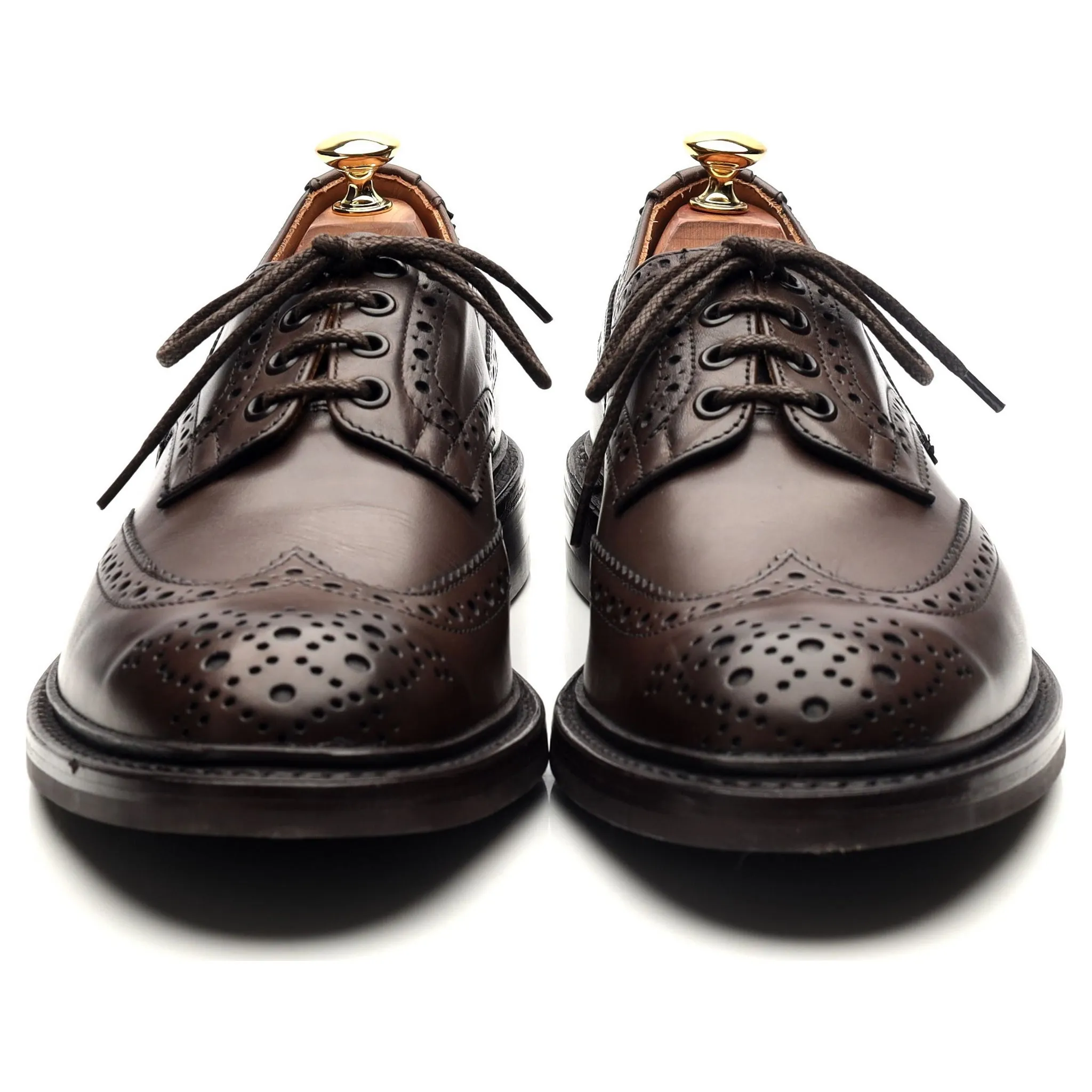 'Bourton' Dark Brown Leather Derby UK 9